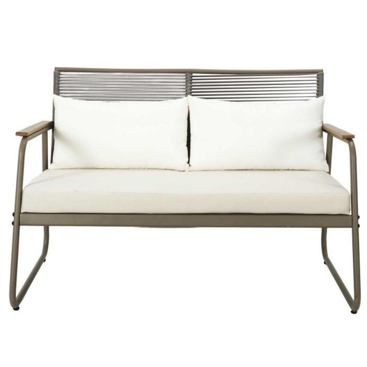 Paris Prix Salon de Jardin 4 Pièces  Palma  105cm Beige