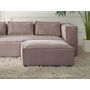 Voir la diapositive 2 : LISA DESIGN Stella - pouf en velours côtelé - style contemporain
