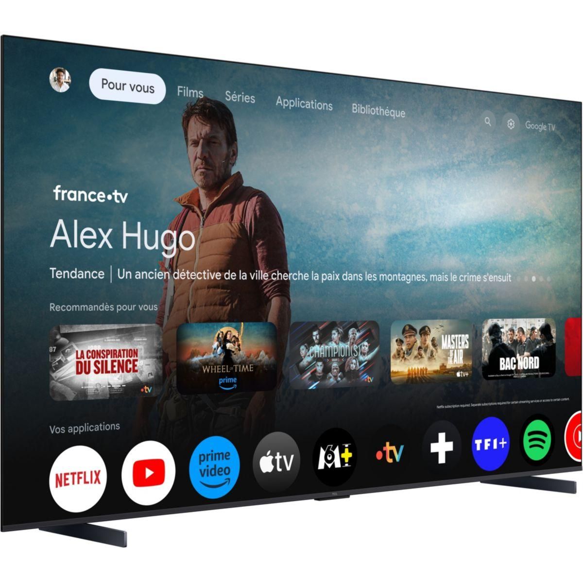 TCL TV QLED 98P89K 144Hz 2025-98 pouces (249cm)