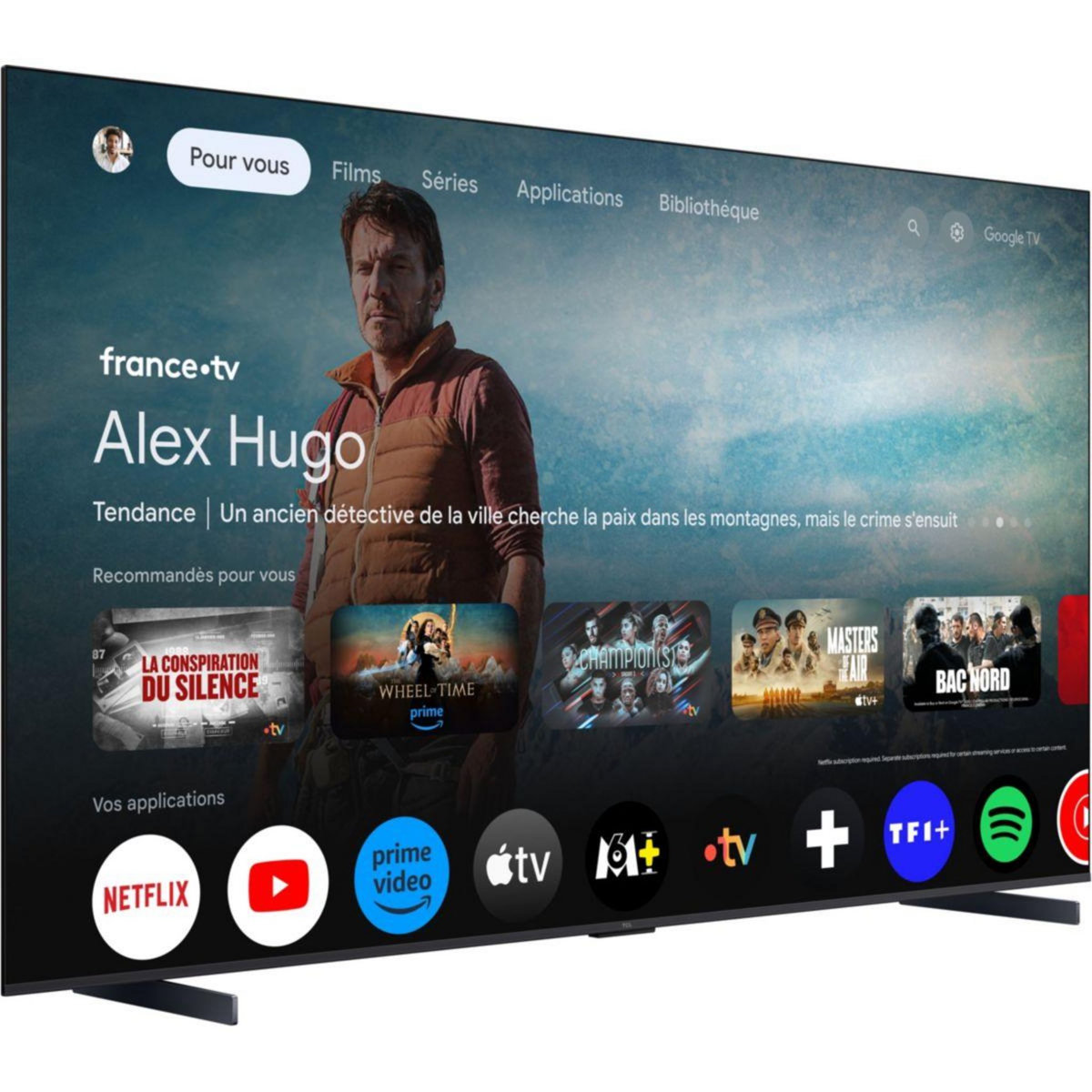 TCL TV QLED 98P89K 144Hz 2025-98 pouces (249cm)