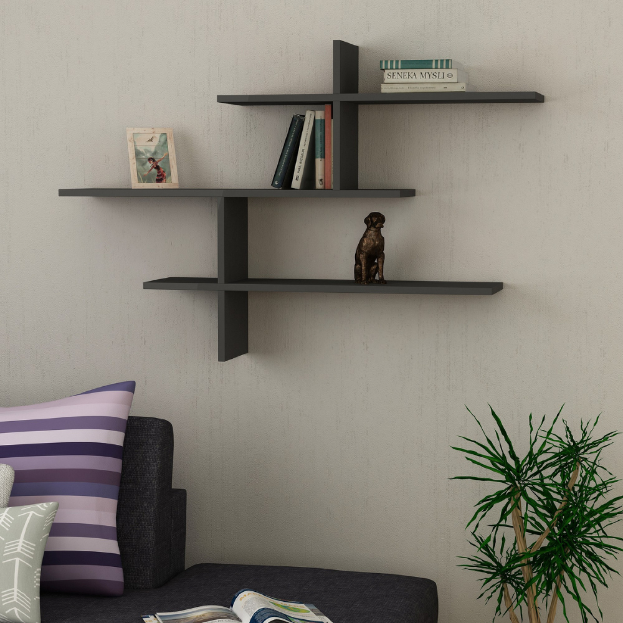 Voir la diapositive 2 : CONCEPT USINE Etagère murale design tana