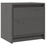 Voir la diapositive 2 : VIDAXL Tables de chevet 2 pcs Gris 40x30,5x40 cm Bois de pin massif
