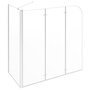 Voir la diapositive 4 : VIDAXL Enclos de bain 120x69x130 cm Verre trempe Transparent