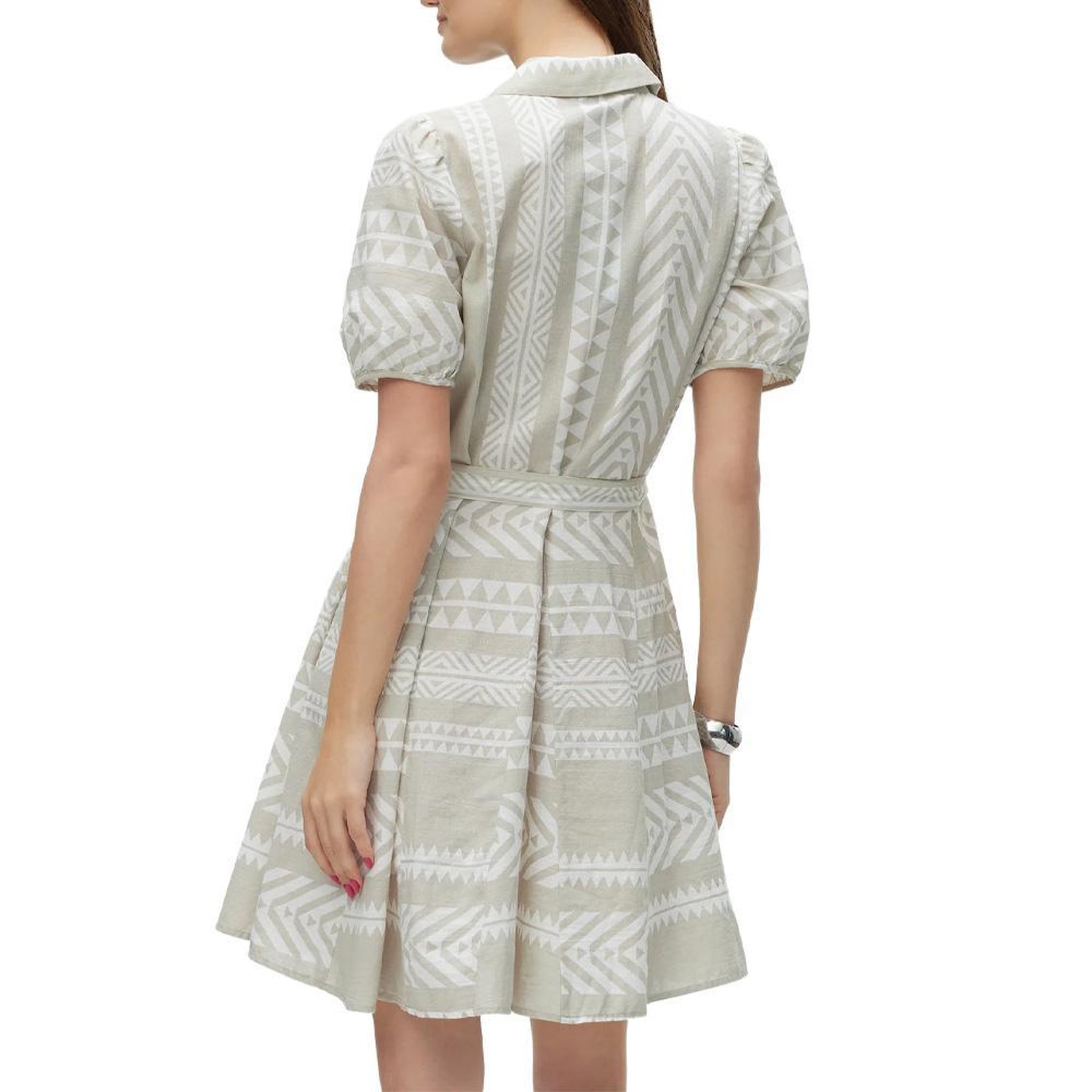 Voir la diapositive 2 : Vero Moda Robe Grise/Blanche Femme Vero Moda Dicthe