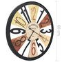 Voir la diapositive 6 : VIDAXL Horloge murale Metal 60 cm Multicolore