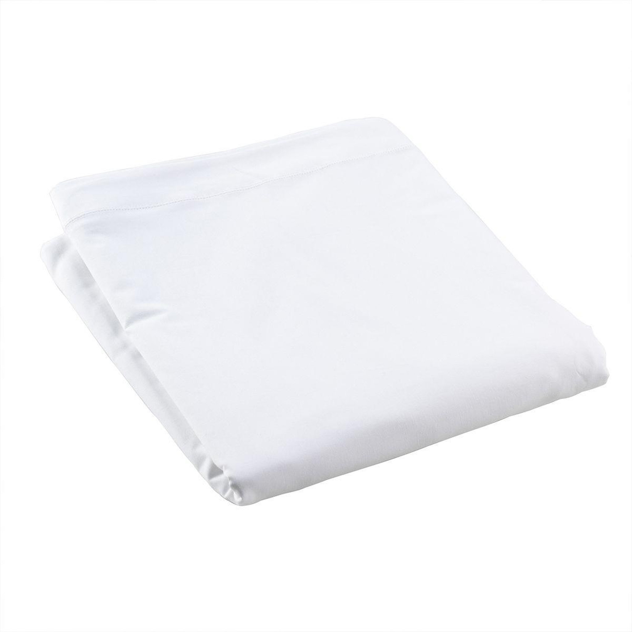 Voir la diapositive 2 : Paris Prix Drap Plat  Percaline  180x290cm Blanc