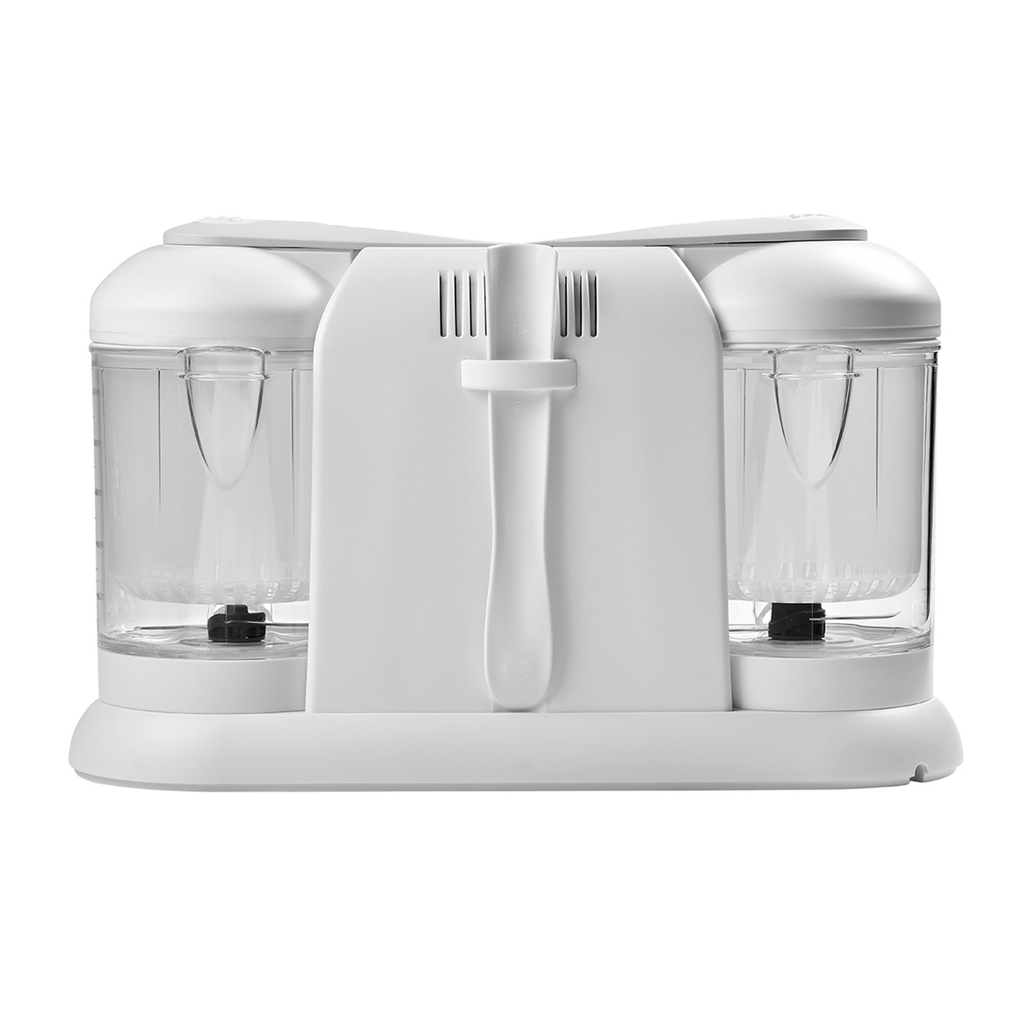 Voir la diapositive 2 : BEABA Cuiseur vapeur-mixeur 2 bols Babycook Plus Blanc/gris