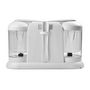 Voir la diapositive 2 : BEABA Cuiseur vapeur-mixeur 2 bols Babycook Plus Blanc/gris