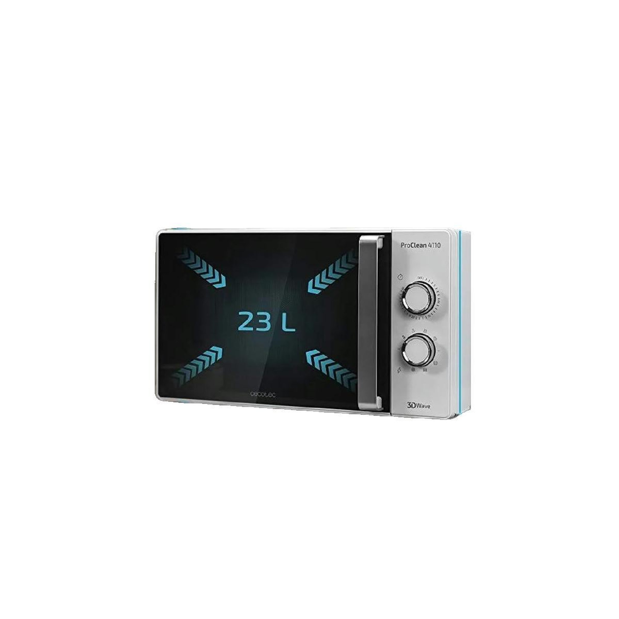 Voir la diapositive 3 : CECOTEC Micro-ondes Cecotec Modèle élégant 23 litres silver