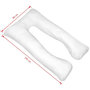 Voir la diapositive 4 : VIDAXL Coussin de grossesse 90 x 145 cm Blanc