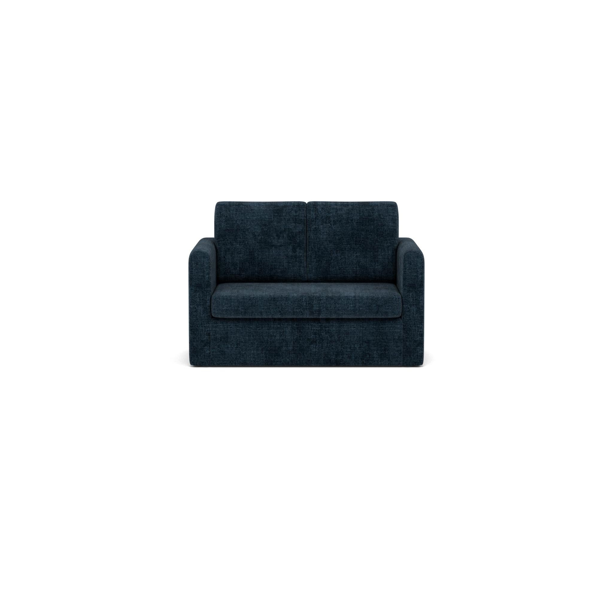 Voir la diapositive 1 : BEST MOBILIER Marilia - canapé 2 places convertible déplimousse en velours texturé