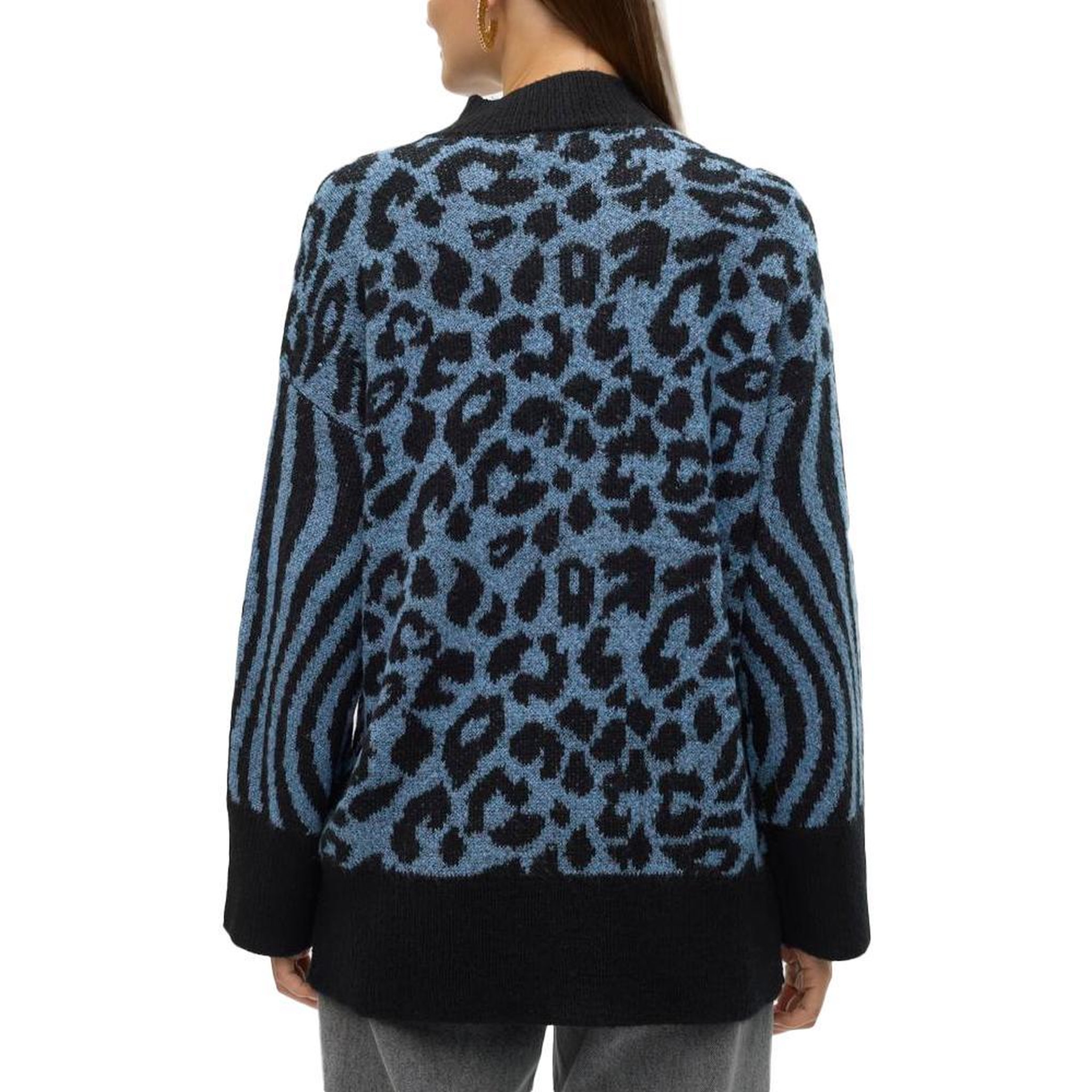 Voir la diapositive 2 : Vero Moda Pull Noir/Bleu Femme Vero Moda Mars