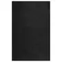 VIDAXL Tapis shaggy a poils longs Noir 200x290 cm