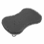 Paris Prix Brosse Silicone  Souple  11cm Anthracite