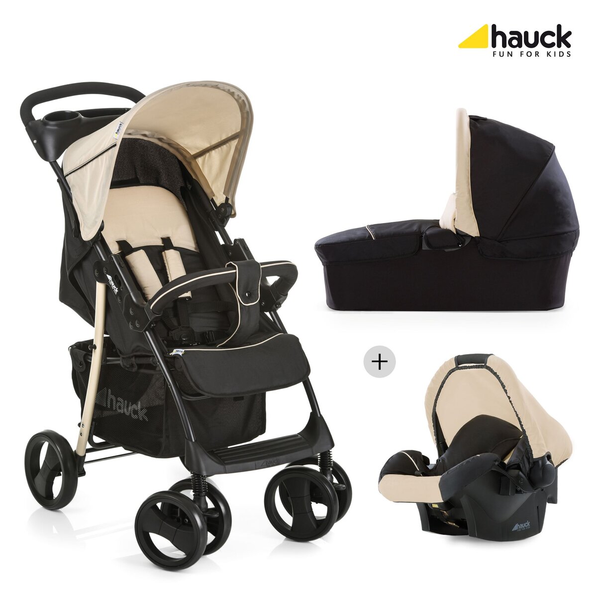 Poussette trio hauck pas hot sale cher