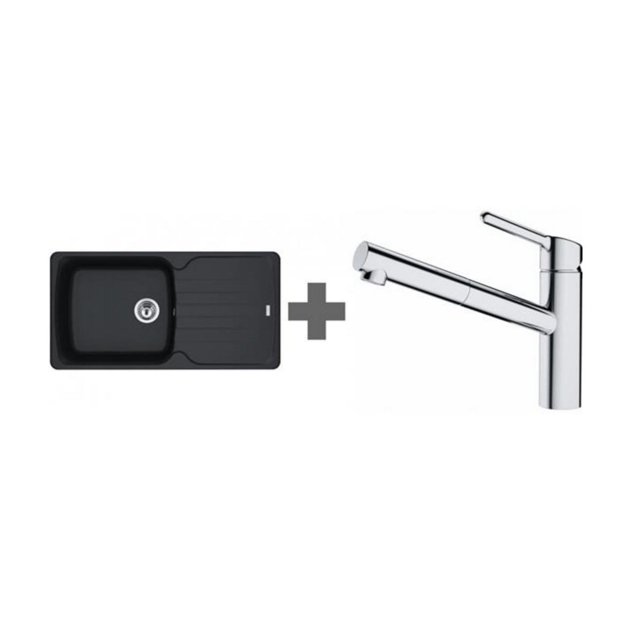 franke Pack évier onyx + mitigeur chromé - 285079