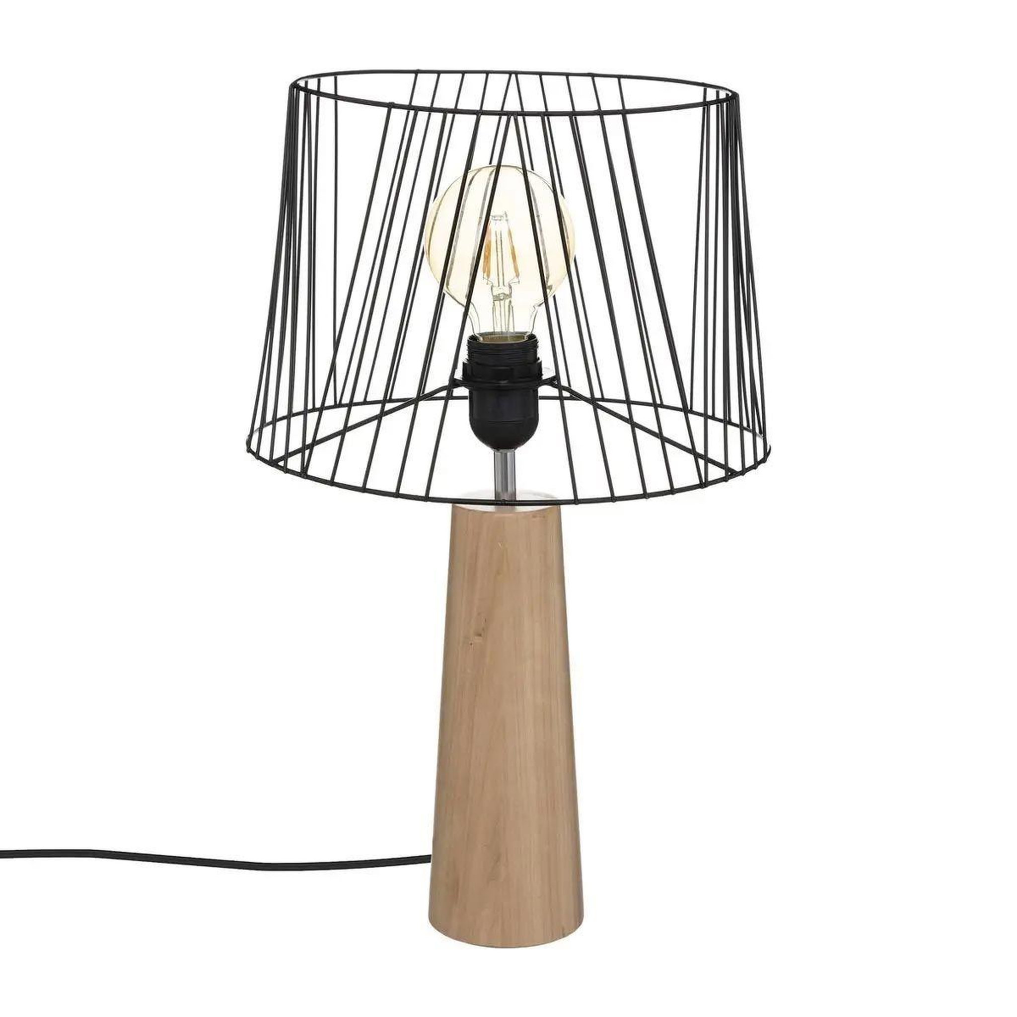 ATMOSPHERA Lampe à poser design  joe  46cm noir