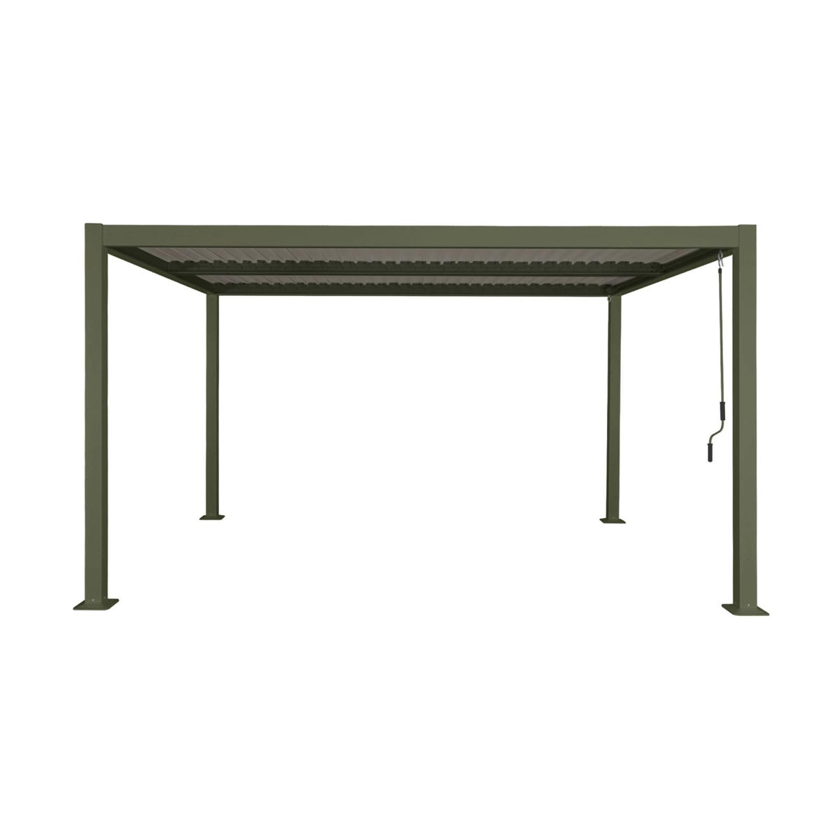 SWEEEK Pergola bioclimatique aluminium et acier lames orientables 4x3m Palace