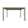 Voir la diapositive 2 : SWEEEK Pergola bioclimatique aluminium et acier lames orientables 4x3m Palace