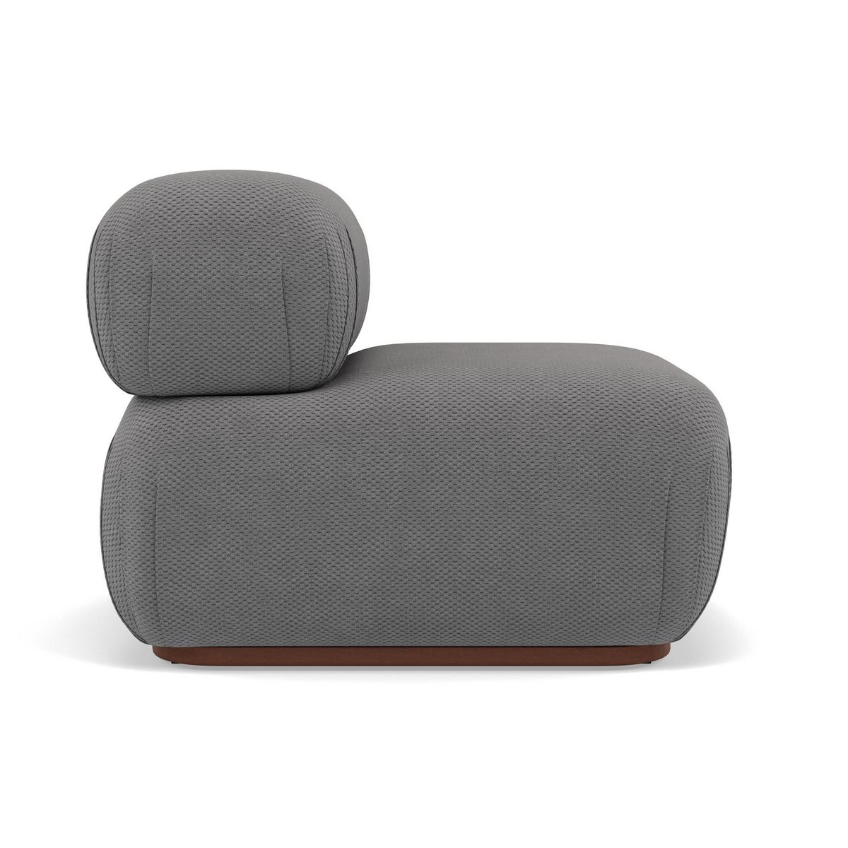 LISA DESIGN Penelope - module d'assise en velours texturé