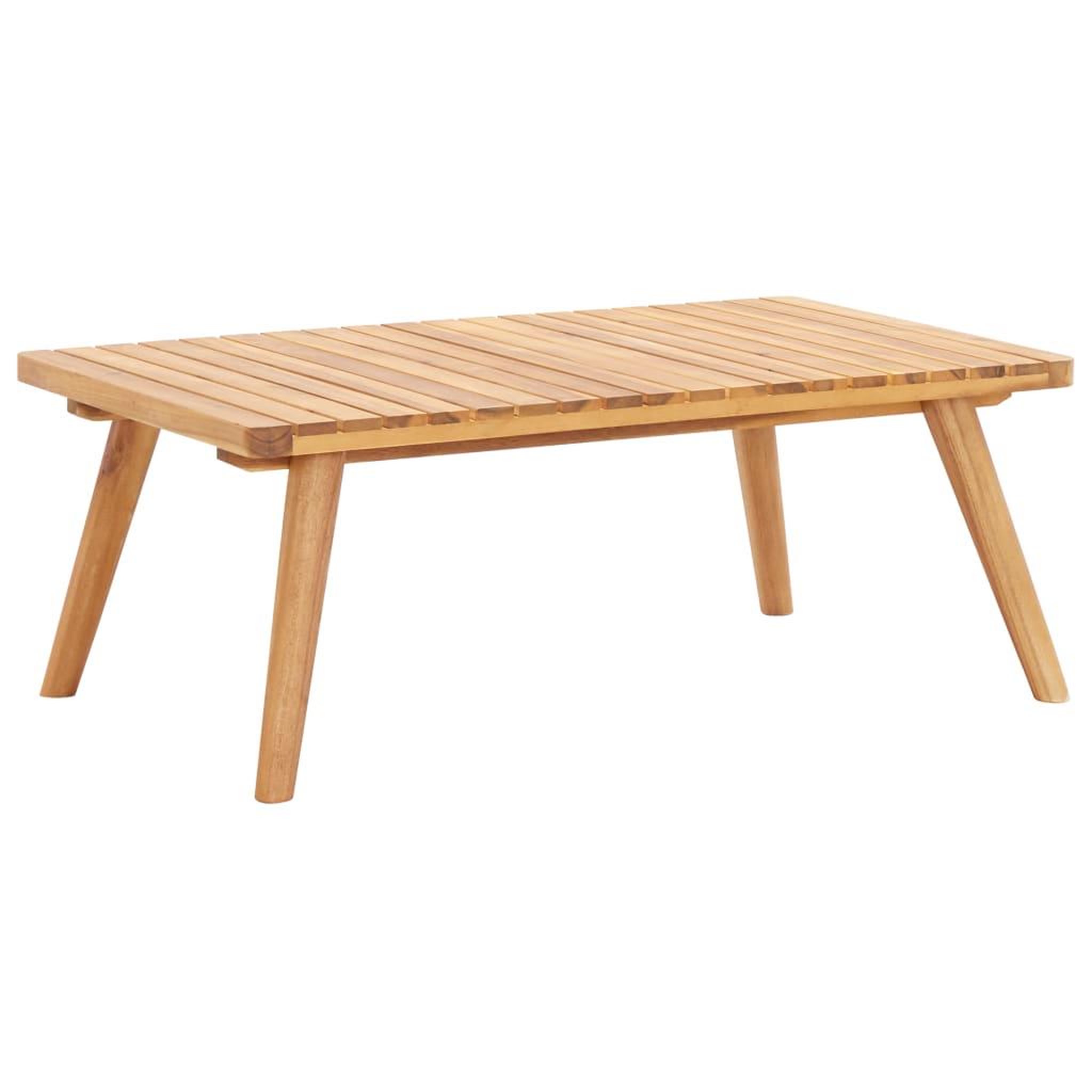 Voir la diapositive 4 : VIDAXL Salon de jardin 4 pcs avec coussins Bois d'acacia solide