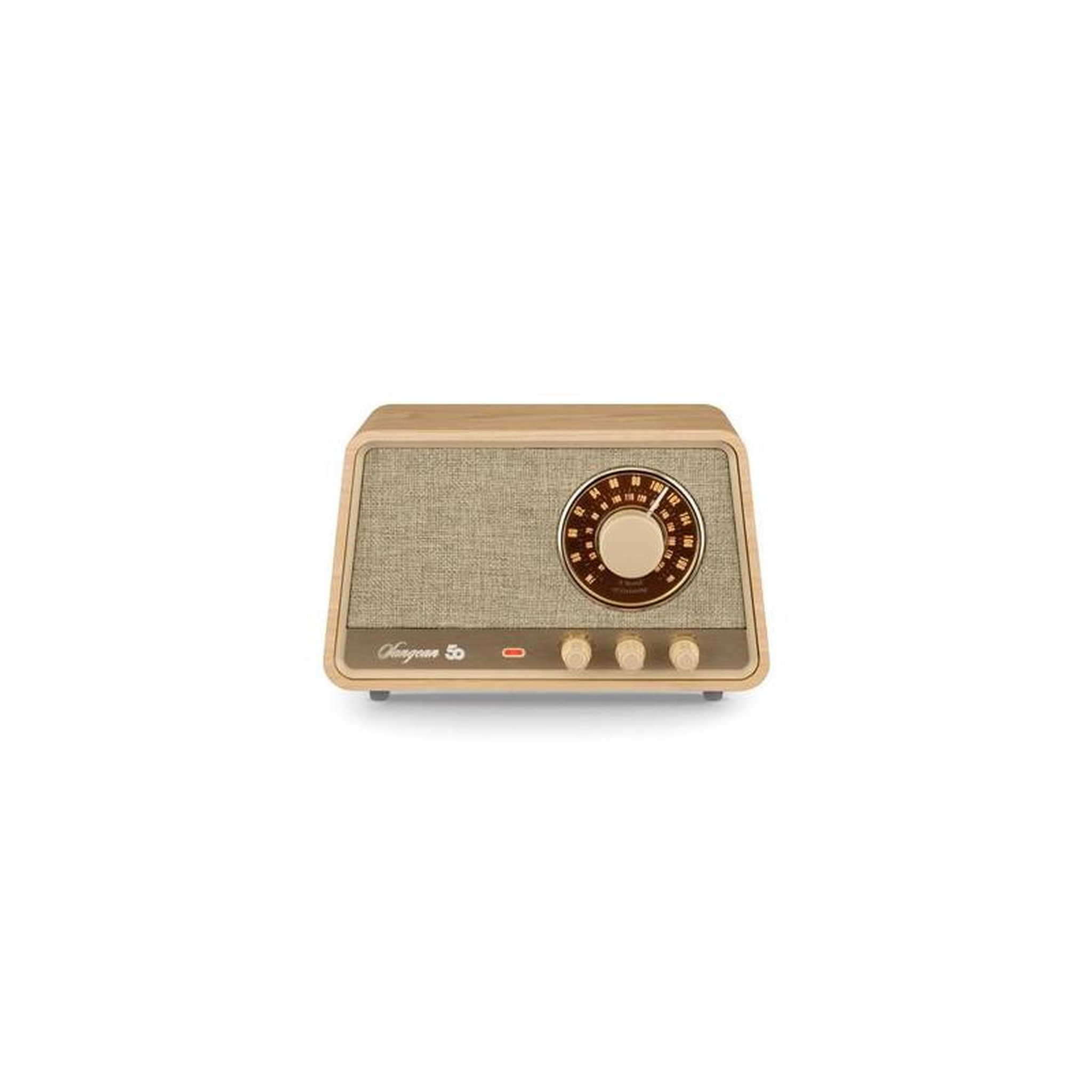 Sangean Radio Sangean WR 101 AM FM Bluetooth AUX Chêne Blanc