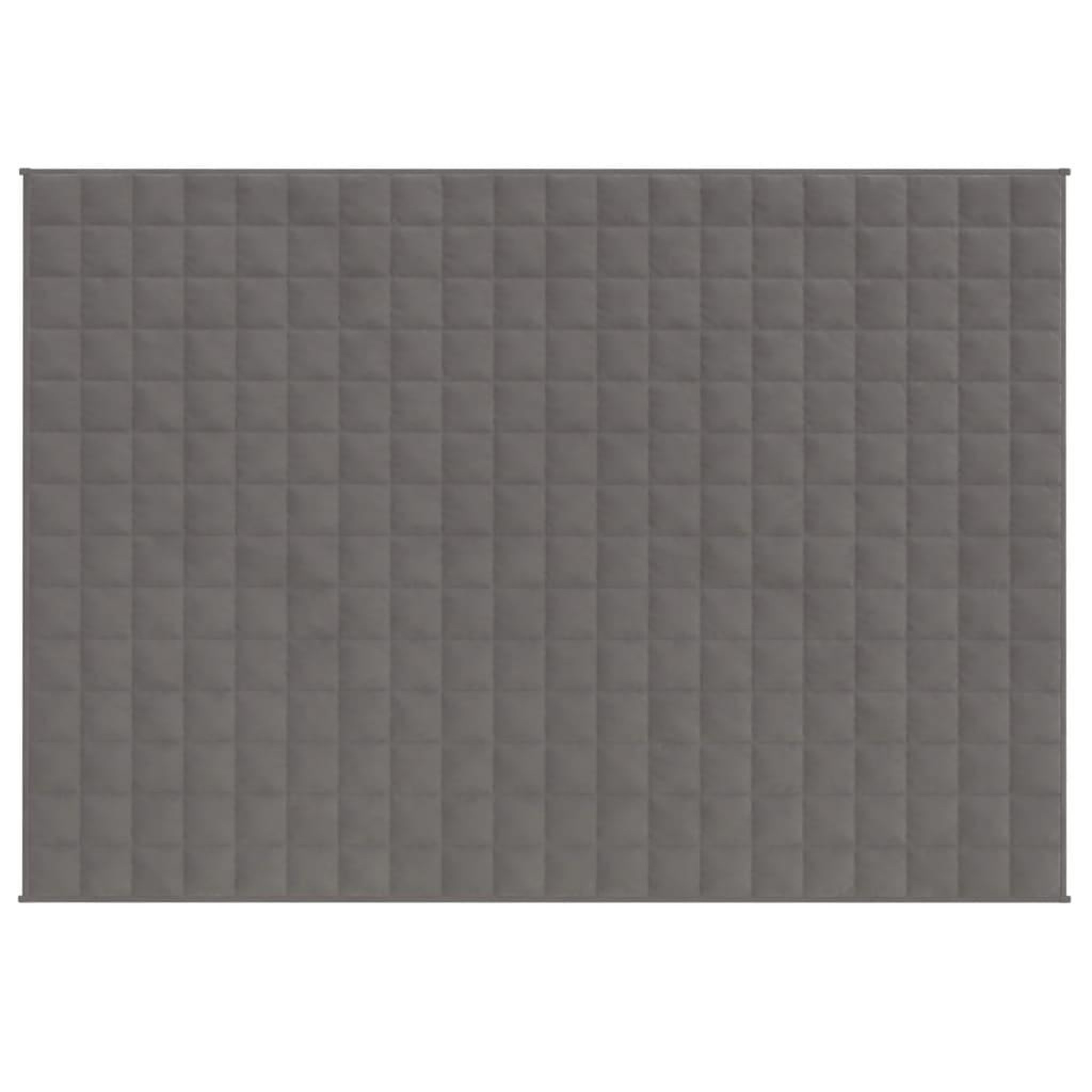 Voir la diapositive 3 : VIDAXL Couverture lestee Gris 152x203 cm 11 kg Tissu