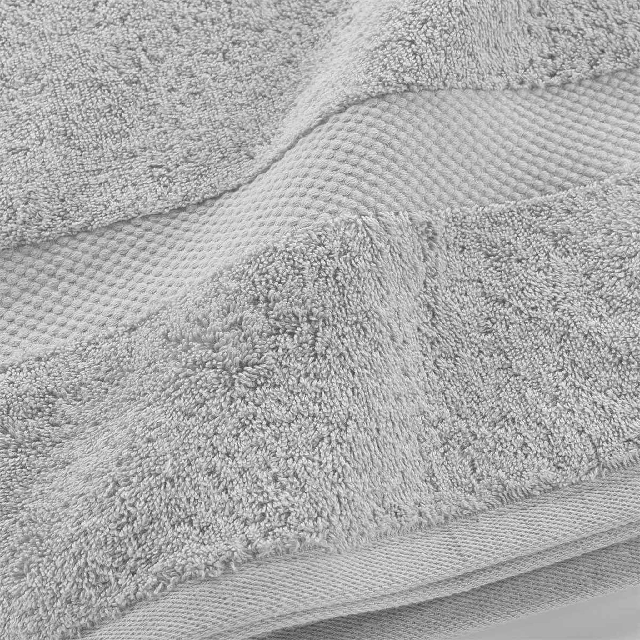 Voir la diapositive 2 : Douceur d'Intérieur Drap de douche  elegance  70x130cm gris perle