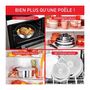 Voir la diapositive 2 : TEFAL TEFAL INGENIO Batterie de cuisine 13 pcs, Induction, Acier inoxydable, Revetement antiadhésif durable, Emotion On L897DS04