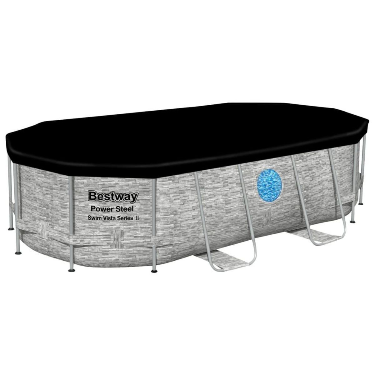 BESTWAY Bestway Ensemble de piscine Power Steel 427x250x100 cm