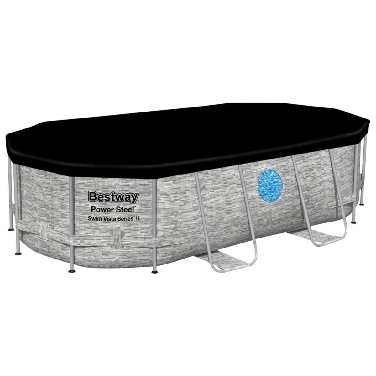 BESTWAY Bestway Ensemble de piscine Power Steel 427x250x100 cm