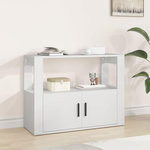 VIDAXL Buffet Blanc 80x30x60 cm Bois d'ingenierie