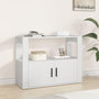 Voir la diapositive 1 : VIDAXL Buffet Blanc 80x30x60 cm Bois d'ingenierie
