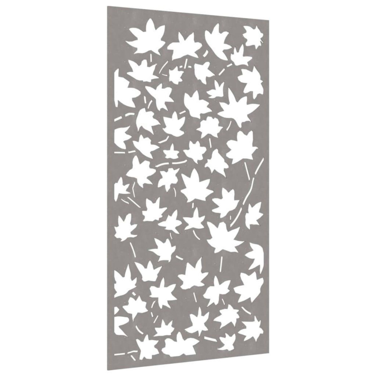 VIDAXL Decoration murale jardin 105x55 cm acier corten design feuille