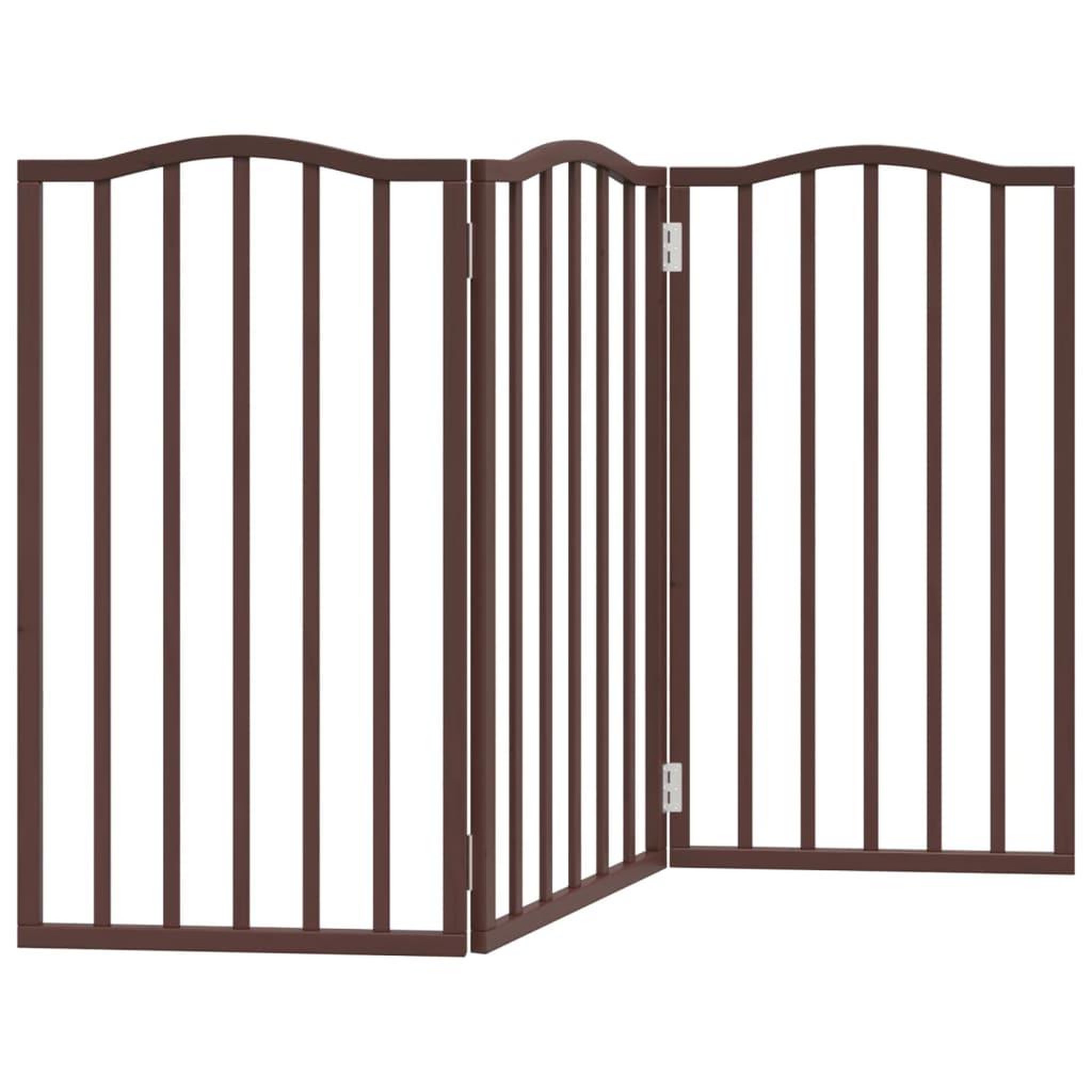 Voir la diapositive 2 : VIDAXL Barriere pour chien pliable 3 panneaux 150 cm bois de peuplier