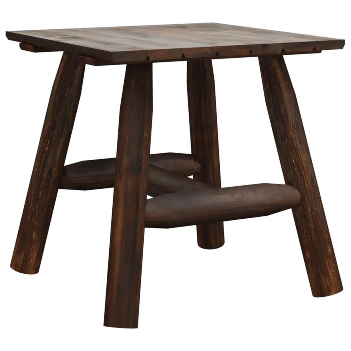VIDAXL Table d'appoint 49x49x50 cm bois massif d'epicea