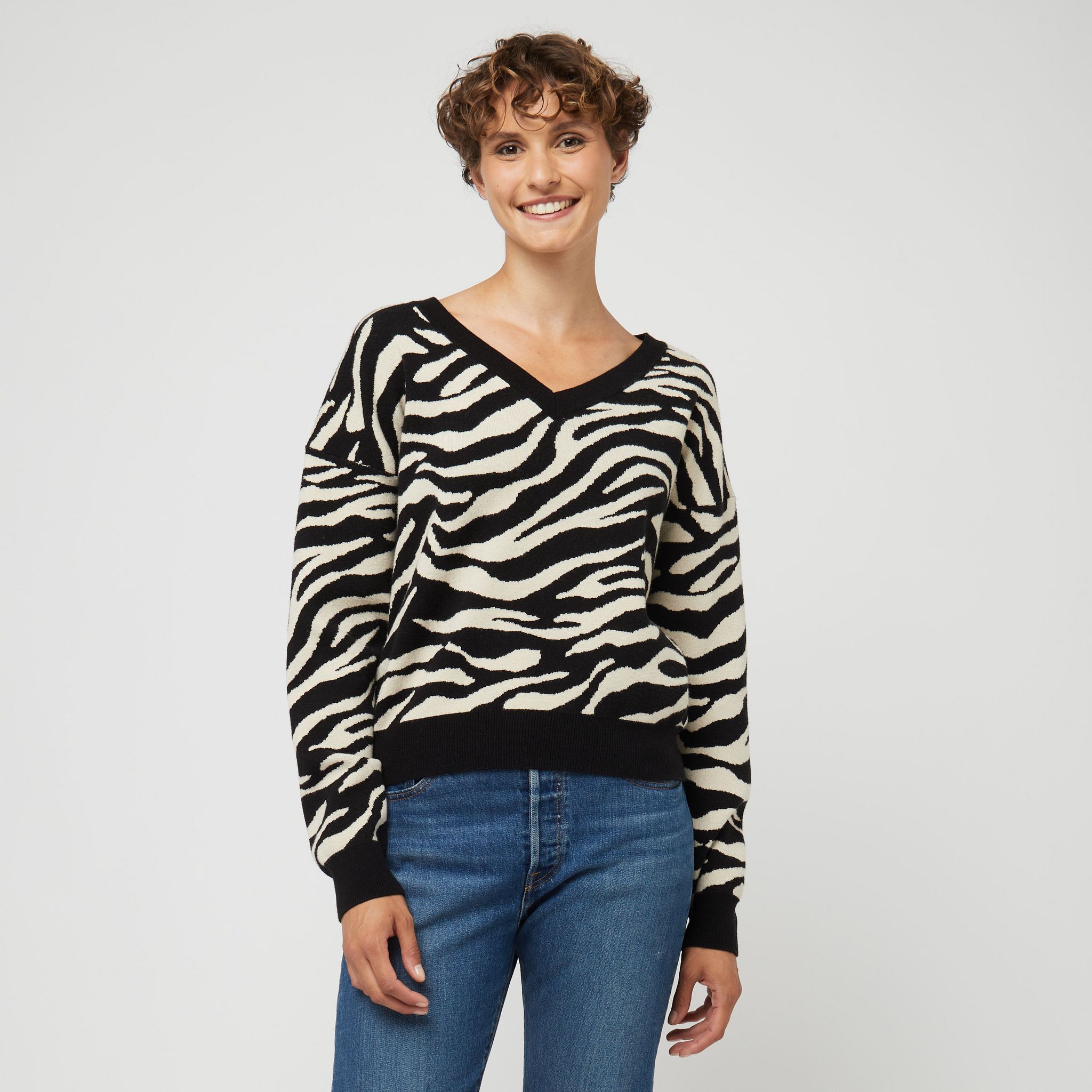 Pull Femme Noir Chipie - Coton Mélangé - Manches Longues - Neuf Avec étiquettes