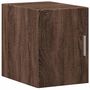 Voir la diapositive 5 : VIDAXL Armoire de rangement mince chene marron 30x42,5x225 cm