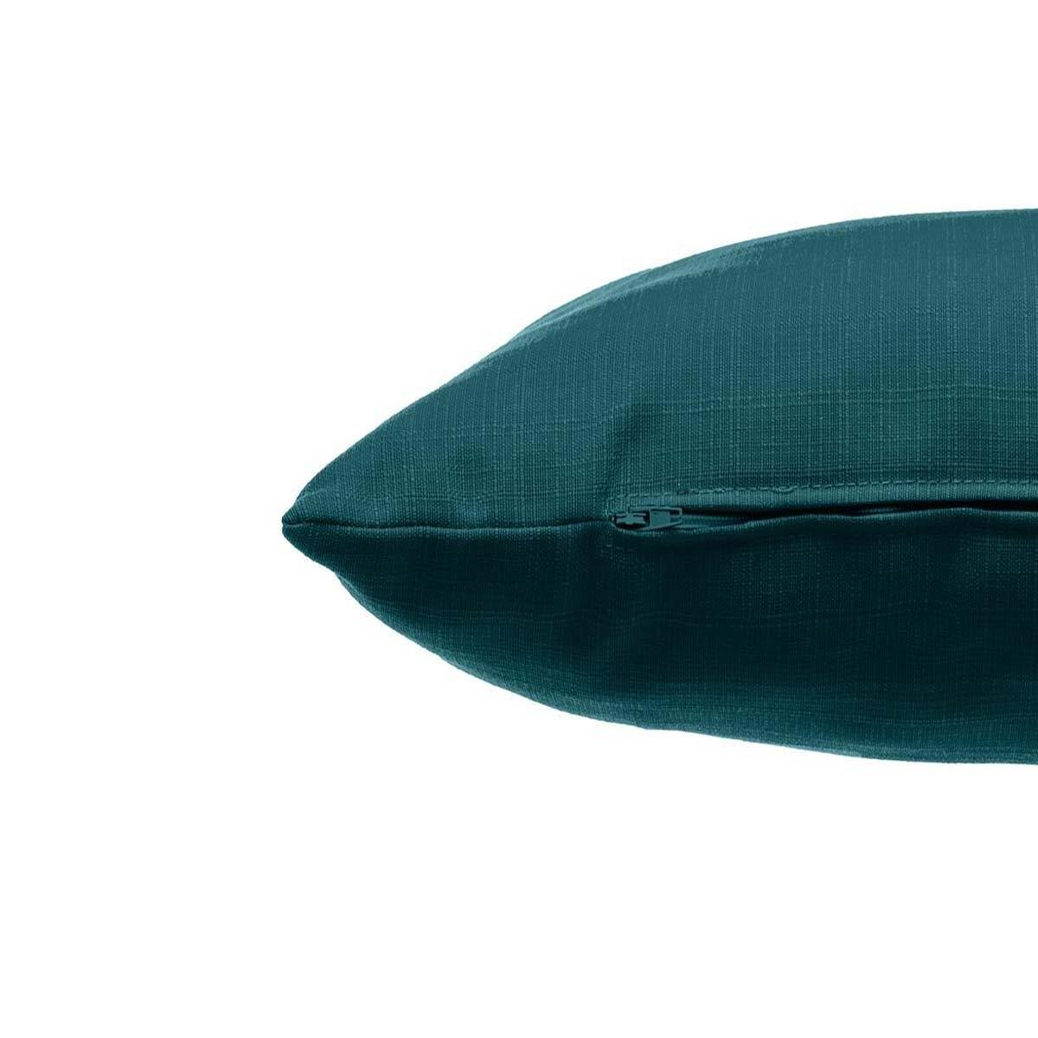 Voir la diapositive 2 : HESPERIDE Coussin d'extérieur korai bleu canard - 50 x 30 cm - hespéride