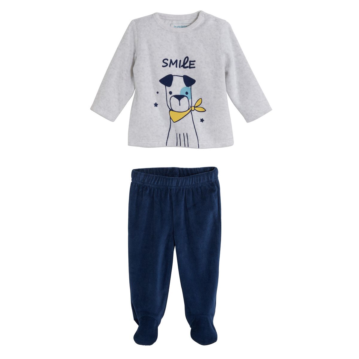 IN EXTENSO Pyjama velours bébé garçon