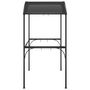 Voir la diapositive 4 : VIDAXL Gazebo BBQ et etageres laterales anthracite 220x115x230cm acier