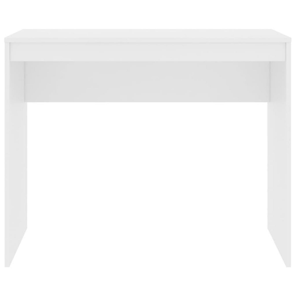 VIDAXL Bureau Blanc 90x40x72 cm Bois d'ingenierie