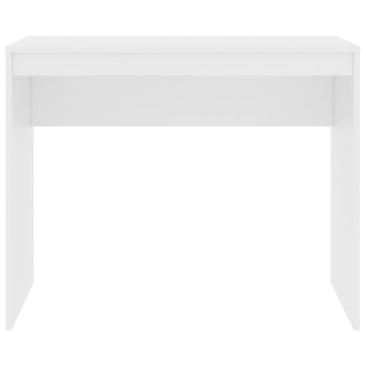 VIDAXL Bureau Blanc 90x40x72 cm Bois d'ingenierie