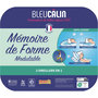 Voir la diapositive 3 : BLEU CALIN Oreiller à mémoire de forme modulable 
