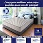 Voir la diapositive 3 : DAGOSTINO HOME Matelas 80x190 cm, DAGOSTINO | Très épais 20 cm Soutien Parfait et Tonique| Mousse HR Luxe Confort Haute Résilience | Extra Ferme + Réversible  à Deux Faces (été-hiver) + Indépendance du Couchage + Respirant et Durable