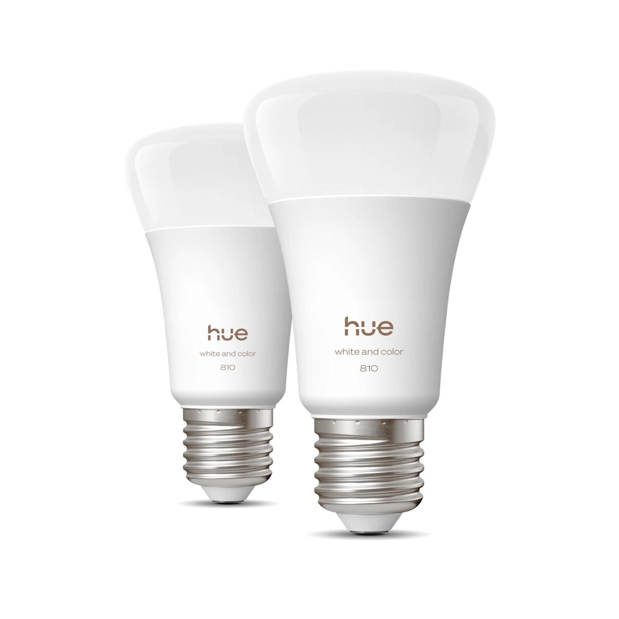 Voir la diapositive 3 : PHILIPS HUE Ampoule LED Connectée Philips Hue Pack de 2 Blanc
