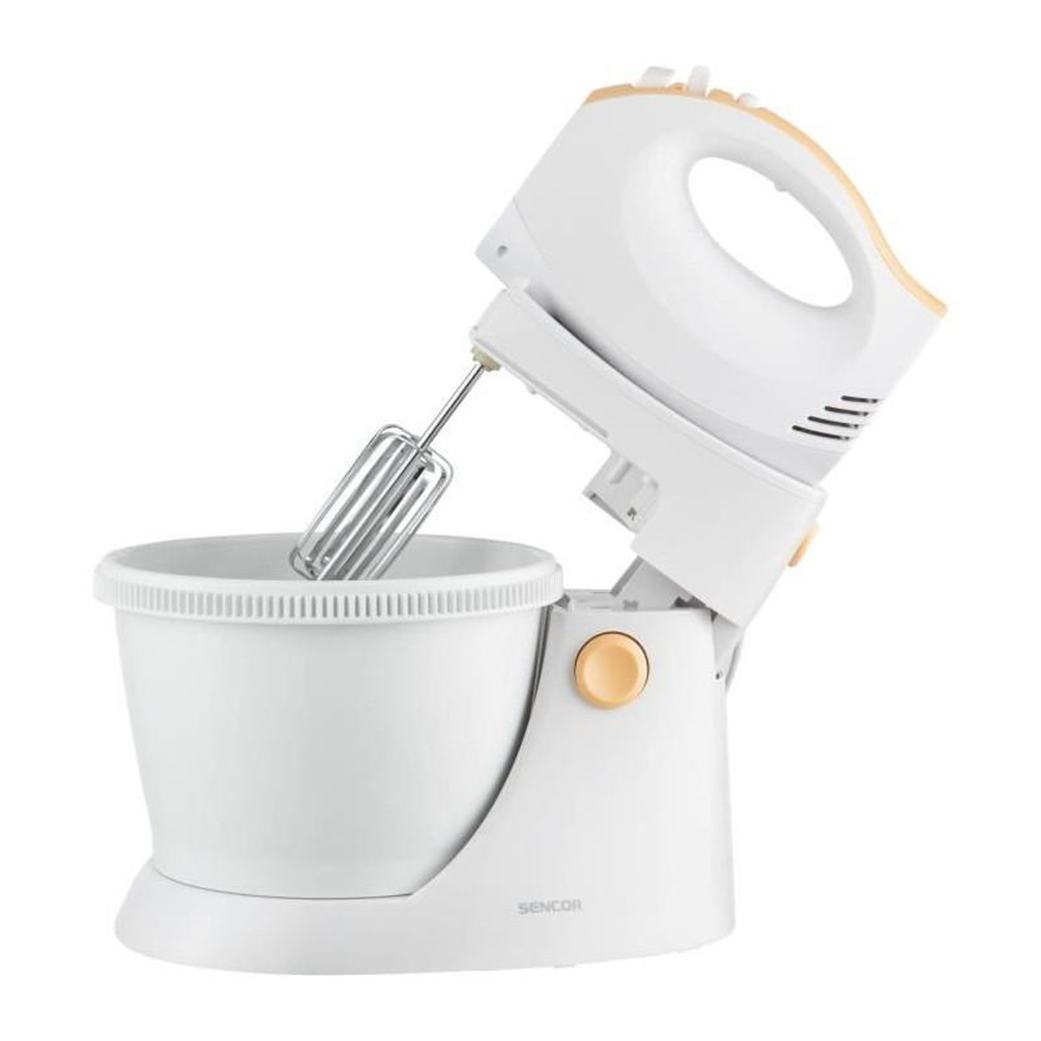 Voir la diapositive 4 : SENCO Batteur a main avec bol rotatif - SENCOR - SHM 5330-EUE3 - 500 W - Blanc