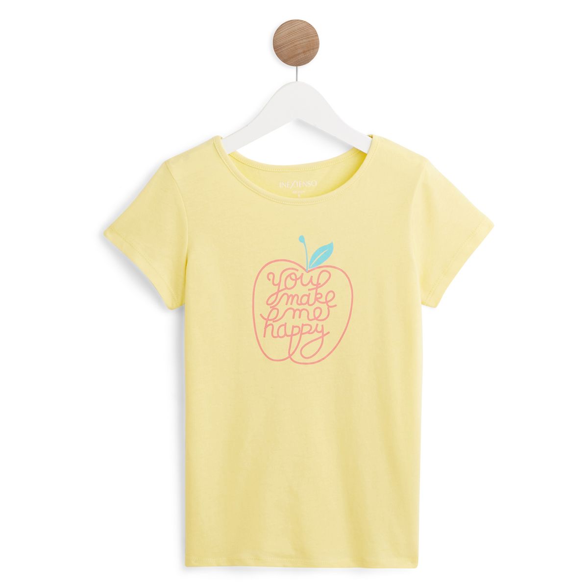 IN EXTENSO T-shirt manches courtes pomme fille