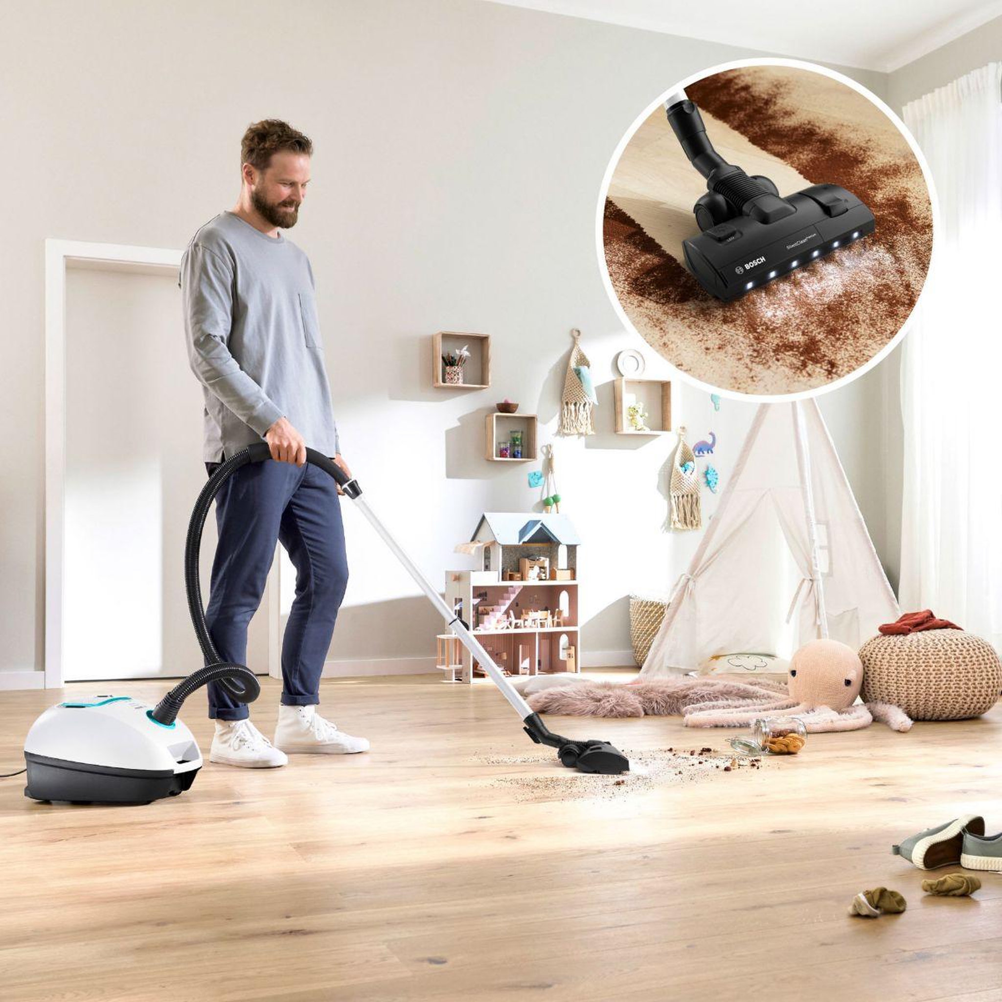 Voir la diapositive 3 : BOSCH Aspirateur avec sac serie 4 bgl41hyg1l