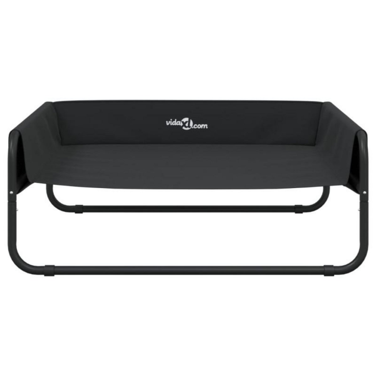 VIDAXL Lit surélevé pour chien anthracite tissu Oxford et acier